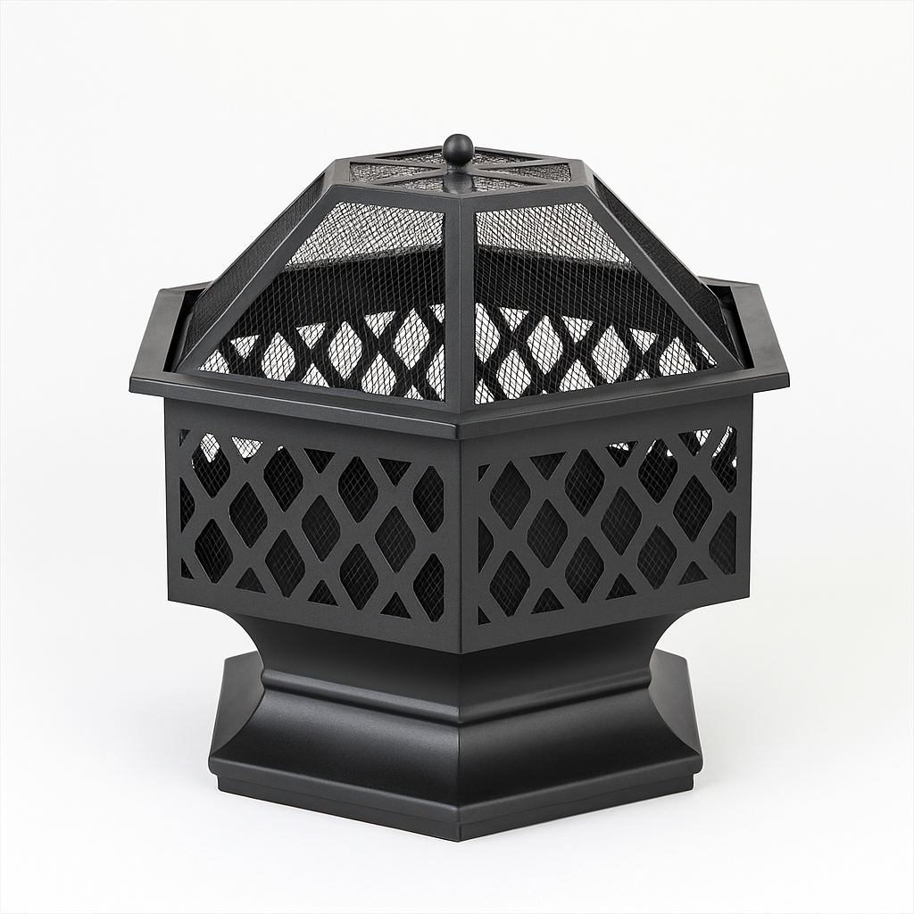 HexaGlow Mesh Dome Fire Tower